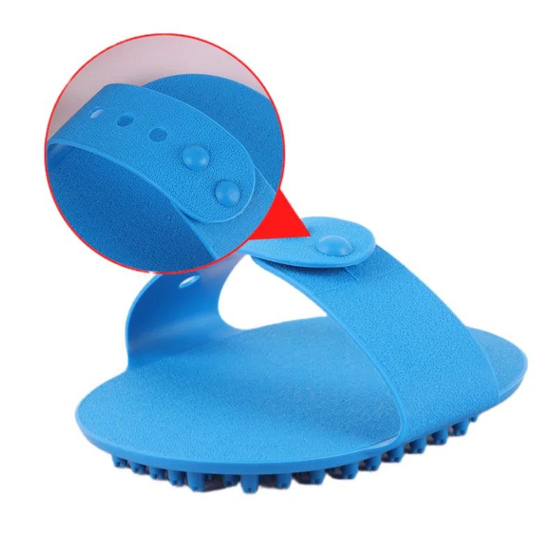 Soft Rubber Dog Brush Comb Cat Bath Brush Rubber Glove Hair Fur Grooming Massage Brush for Dog Cats Pet Bath Supplies